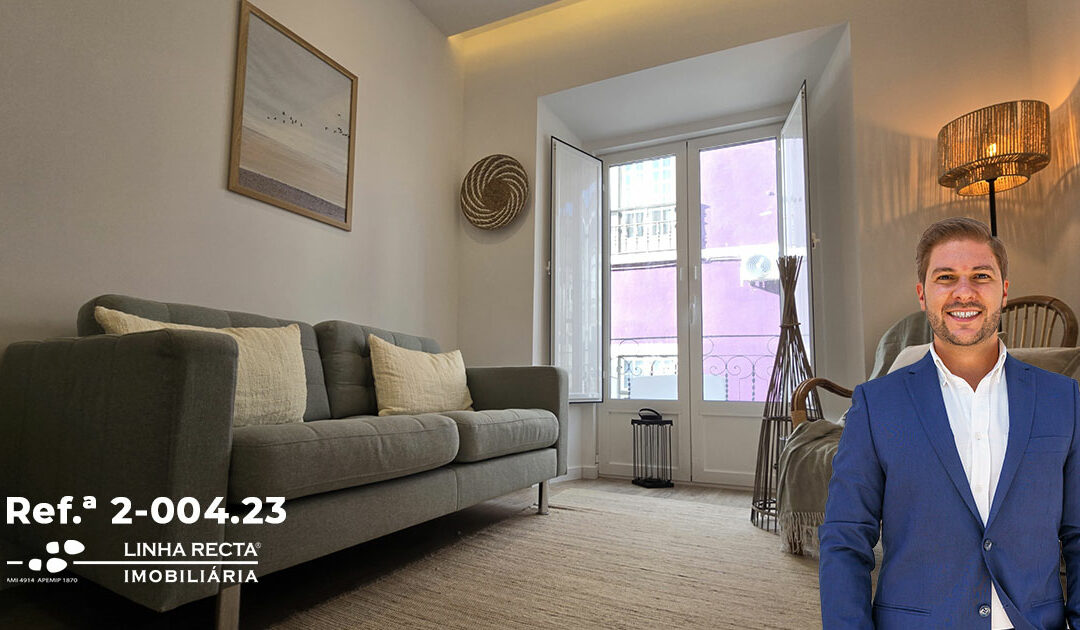 Apartamento T1, como novo, no centro histórico de Setúbal – Refª 2-004.23