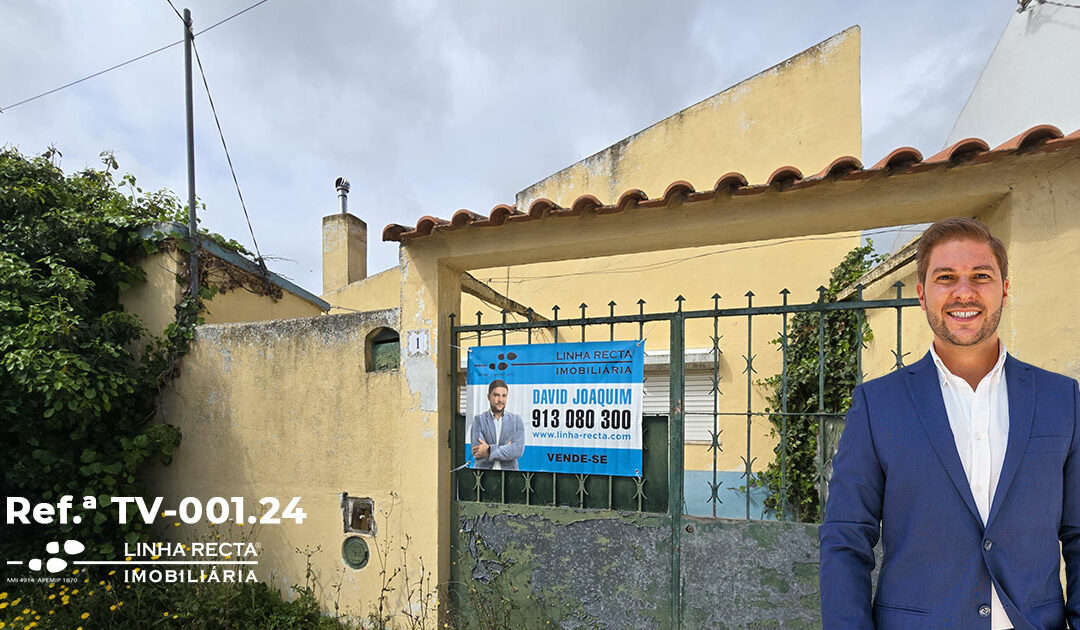 Terreno, com moradia para reabilitação ou nova construção, na Lagoinha – Refª TV-001.24