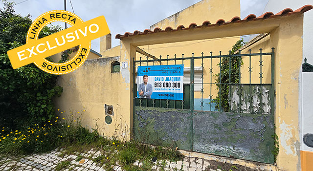Terreno, com moradia para reabilitação ou nova construção, na Lagoinha - Refª TV-001.24