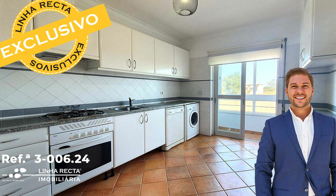 Apartamento T2, recente, com garagem, nas Manteigadas, em Setúbal – Refª 3-006.24 D