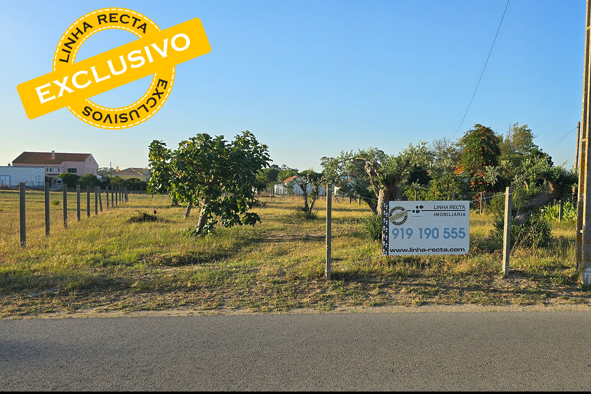 Terreno Rústico com viabilidade de construção para já de moradia unifamilar de 187m2