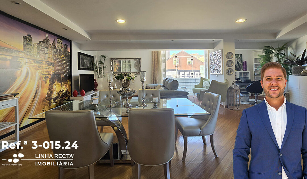 Apartamento T2, luxuoso, com terraço, no Condomínio Montalvão – Refª 3-015.24