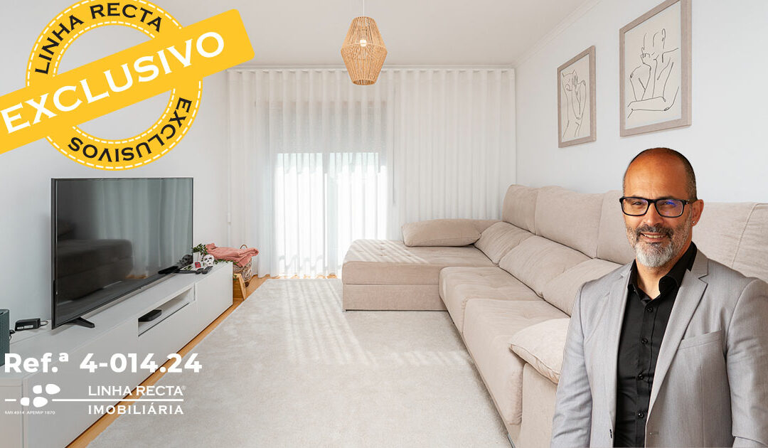 Apartamento T4 transformado em T3, com vista panorâmica para rio Sado, em Setubal – Refª 4-014.24