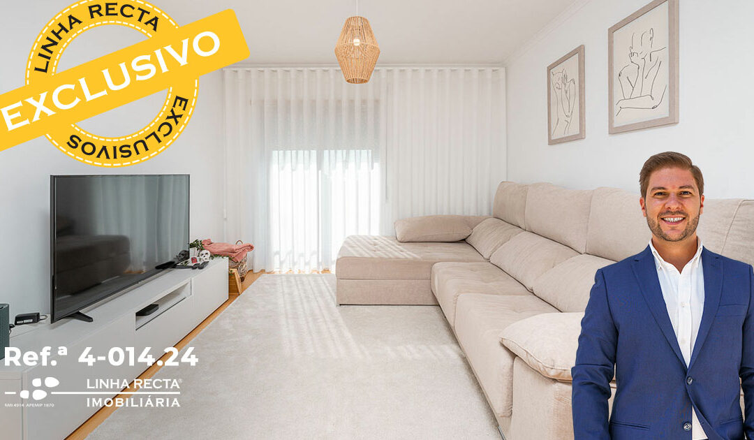 Apartamento T4 transformado em T3, com vista panorâmica para rio Sado, em Setubal – Refª 4-014.24 D