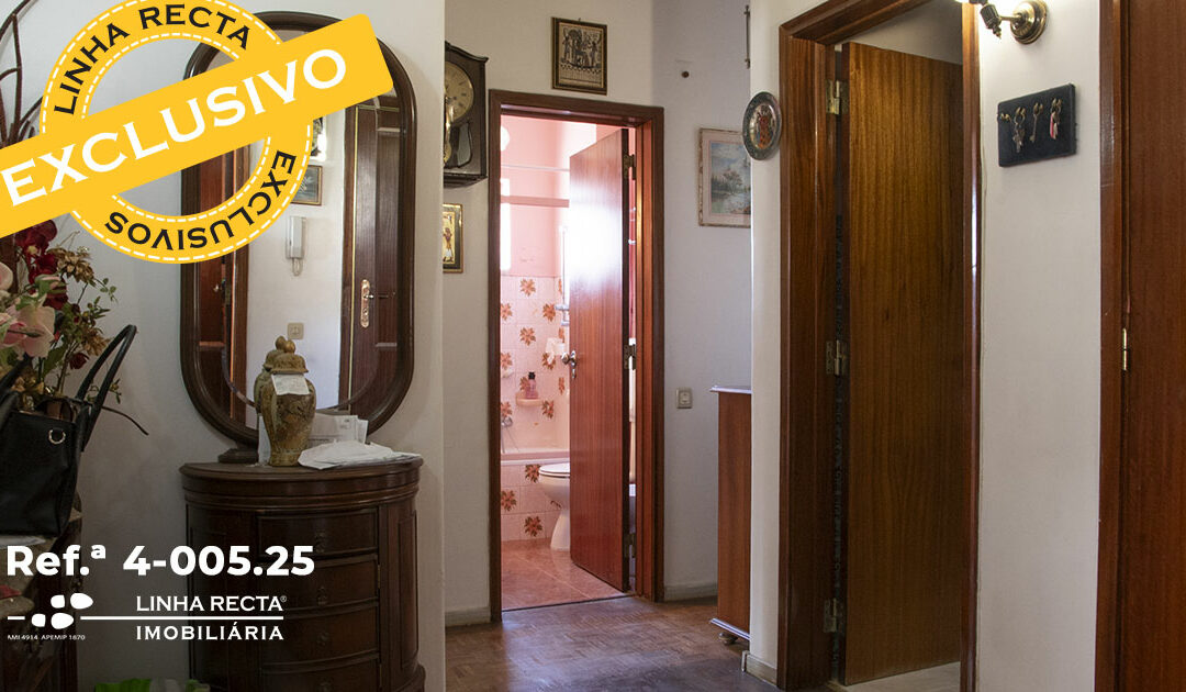 Apartamento T3, de origem mas muito estimado, na Quinta Alves da Silva – Refª 4-005.25
