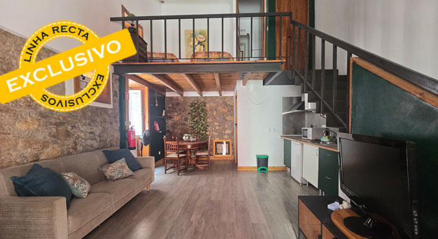 T0 com mezzanine, no centro de Setúbal – Cozinha Equipada e Mobilado - Refª MA1-001.25 