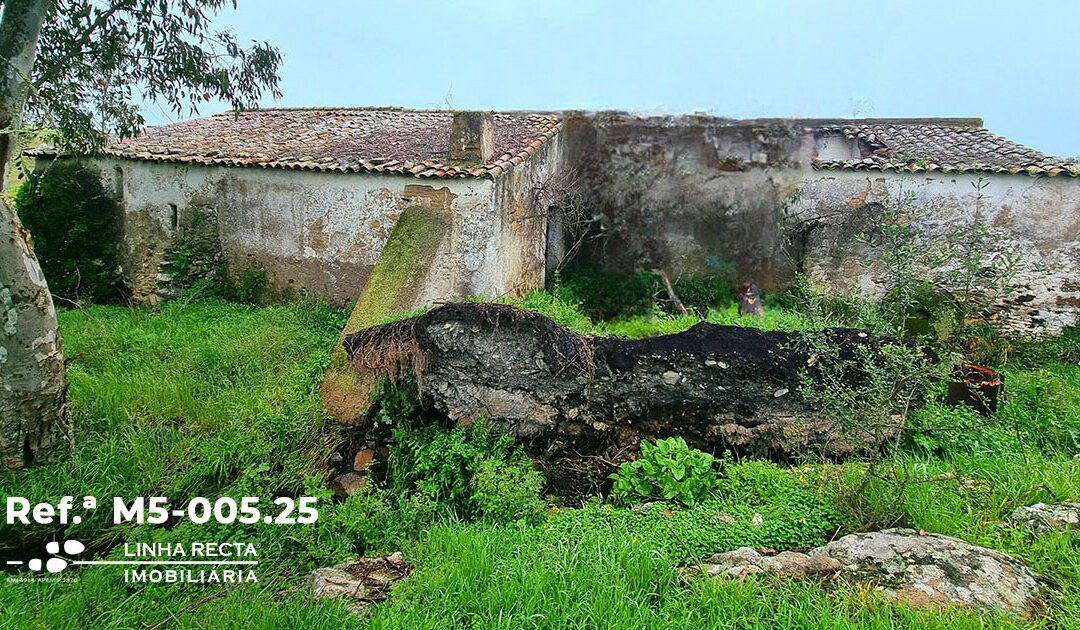 Moradia para recuperar, excelente investimento, para viver ou para rentabilizar como turismo rural, em Ourique – Refª M5-005.25