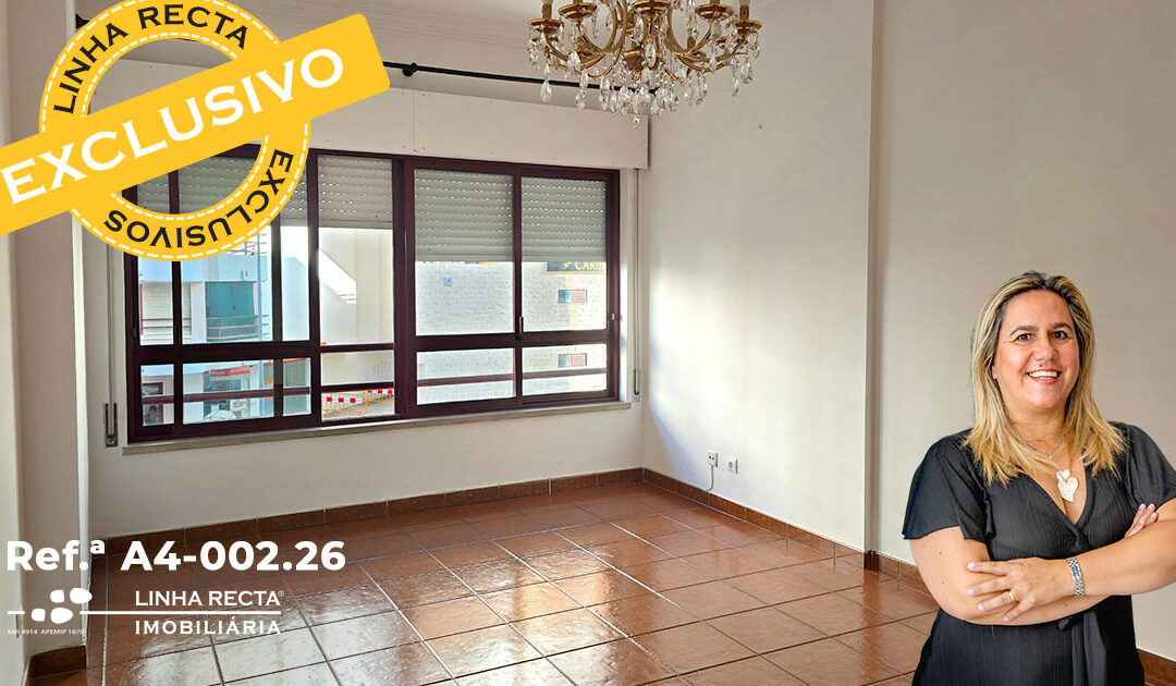 Apartamento T3, com boas áreas, para arrendar, no Hospital – Refª A4-002.26