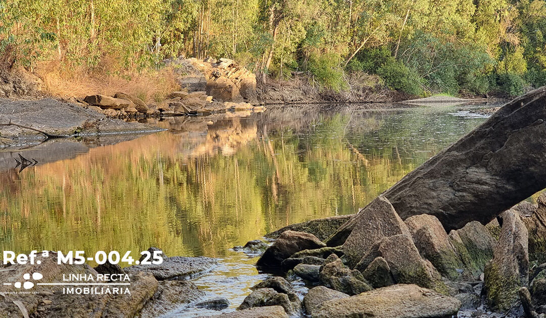 Moradia Isolada T4, junto ao rio em Ourique, para recuperar, para viver ou para rentabilizar como turismo rural – Refª M5-004.25
