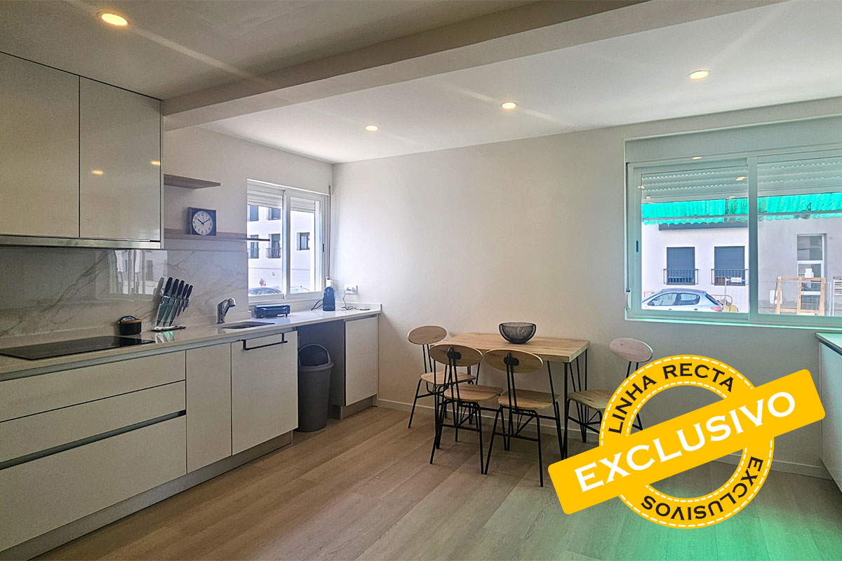 Apartamento T2, para arrendamento, remodelado, a estrear, completamente mobilado e equipado, em Setúbal - Refª A3-003.26