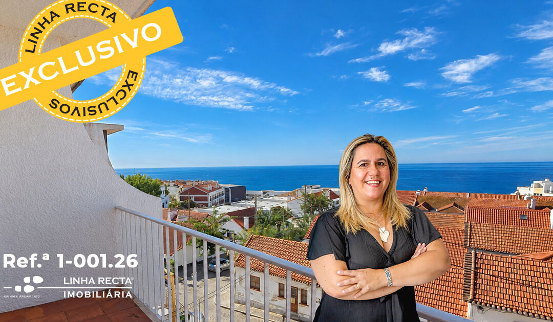 Apartamento T0, com vista mar, junto à Praia da California em Sesimbra – Refª 1-001.26